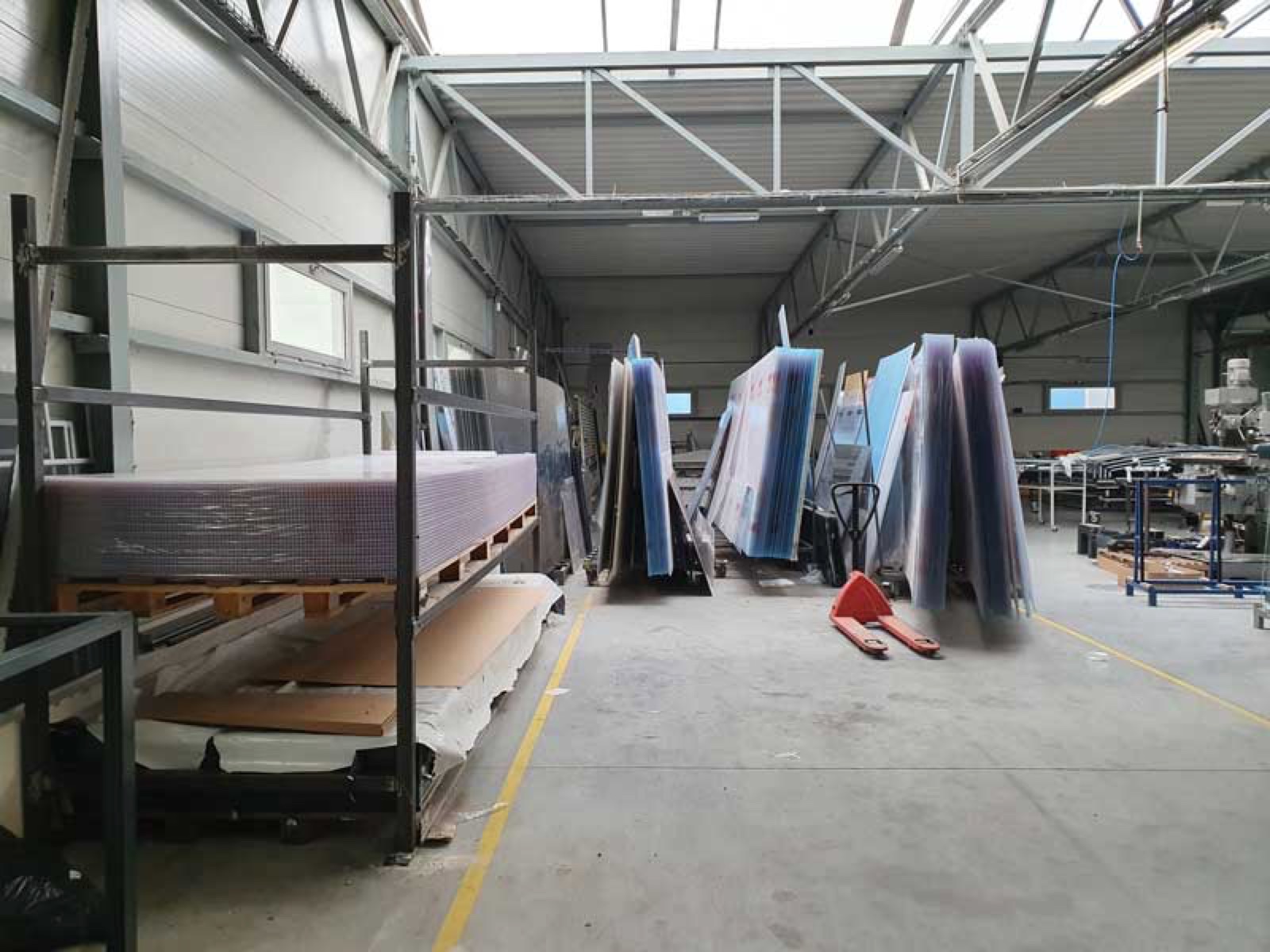 Výroba zastřešení bazénu - kompletace dílů