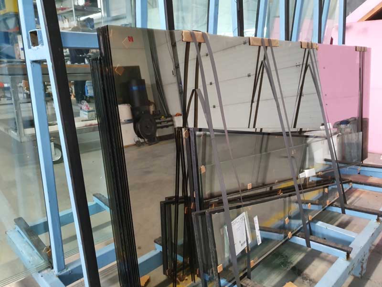 Výroba zastřešení bazénu - příprava segmentu