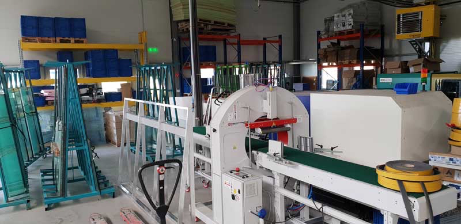 Výroba zastřešení bazénu - hotový segment