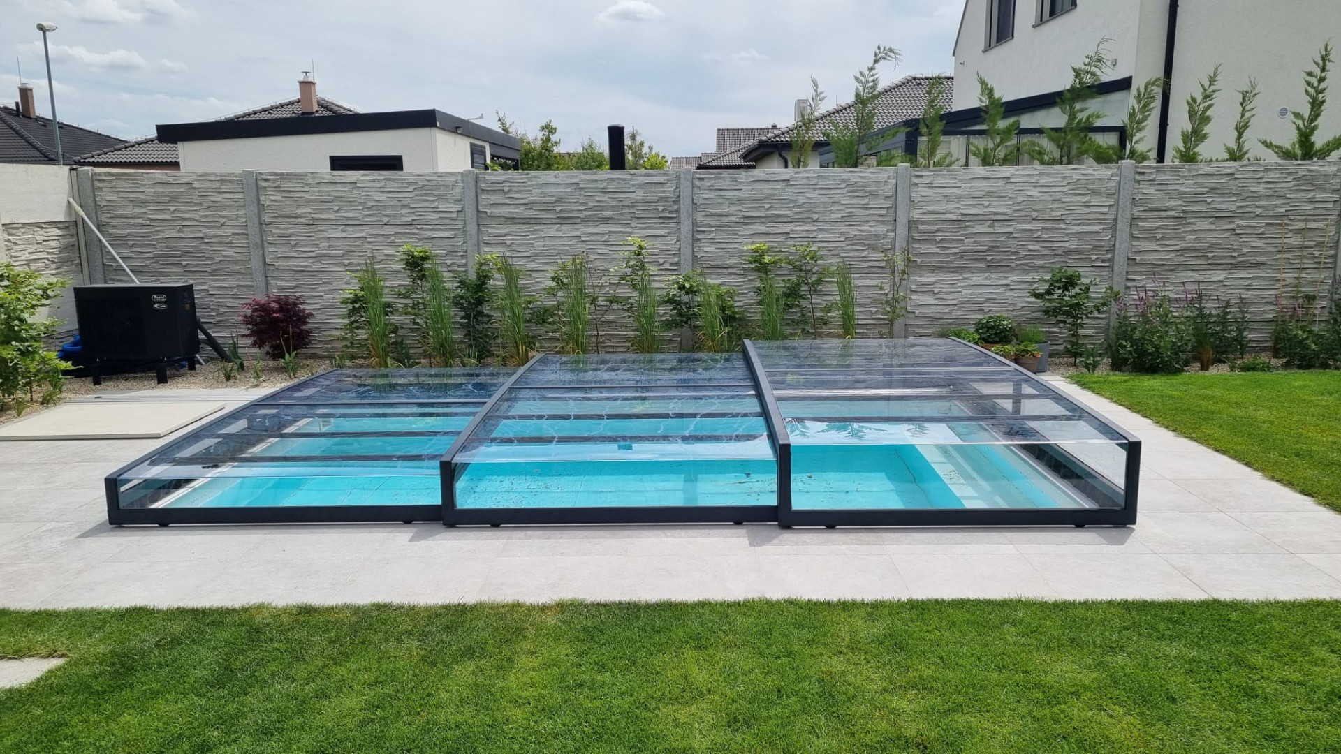 Zastřešení bazénu EXCLUSIVE - pohled 2