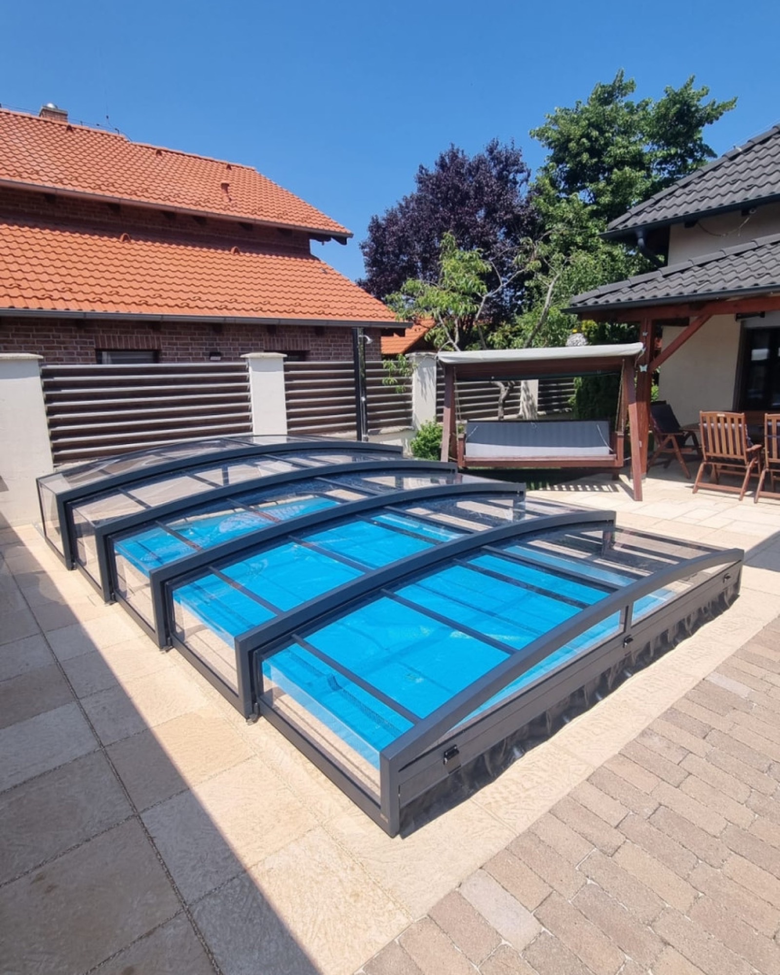 Zastřešení bazénu PREMIER - realizace 2