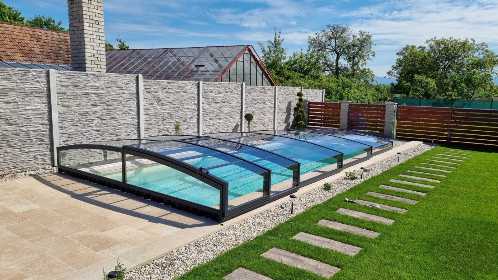 Zastřešení bazénu PREMIER - realizace 7