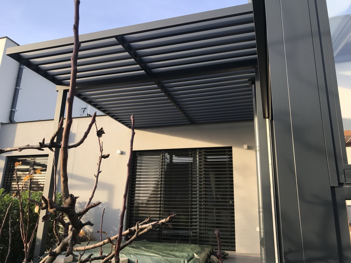 Zastřešení vířivky ROBUST - příklad realizace