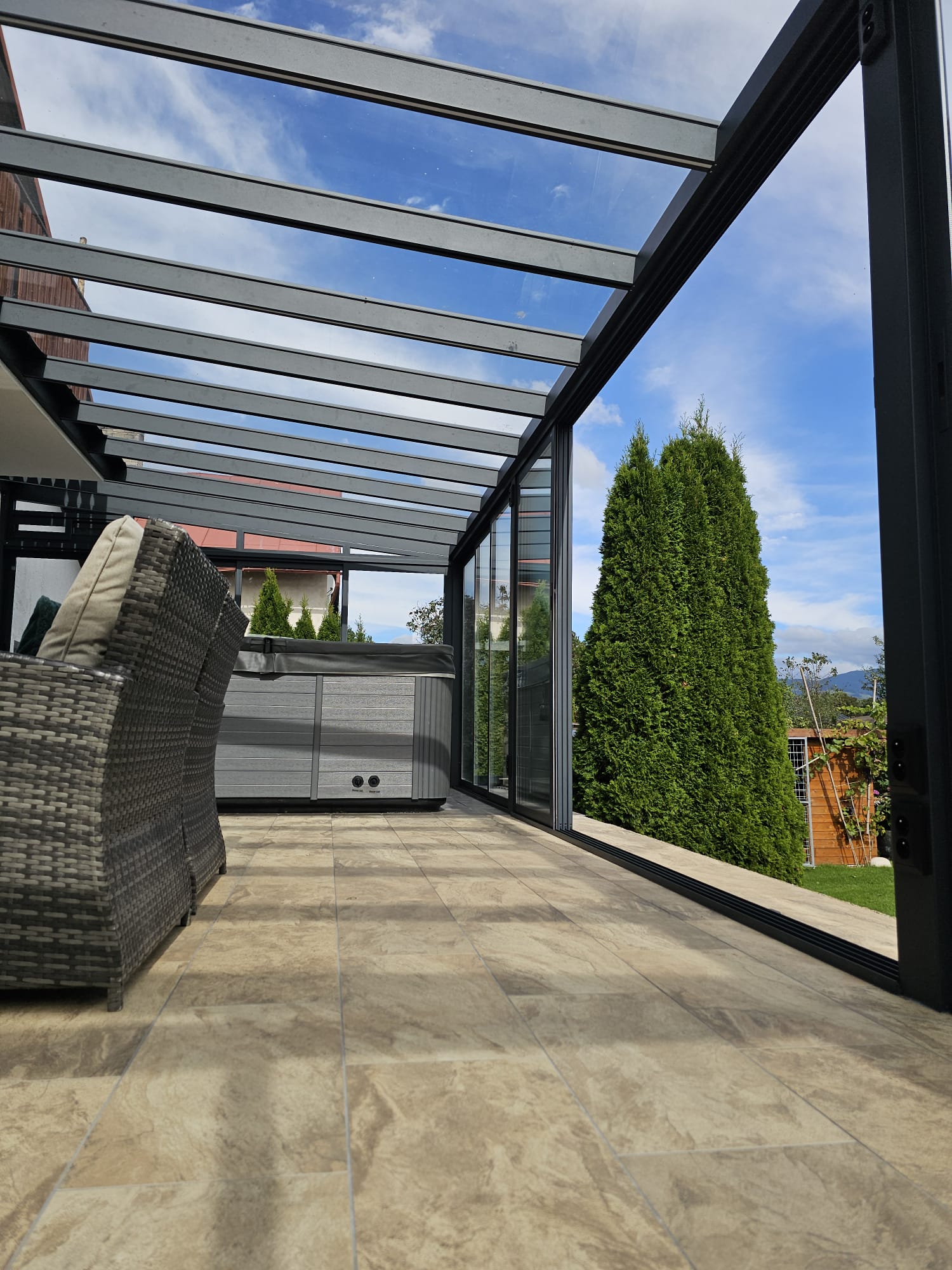 Zastřešení vířivky ROBUST - realizace 5