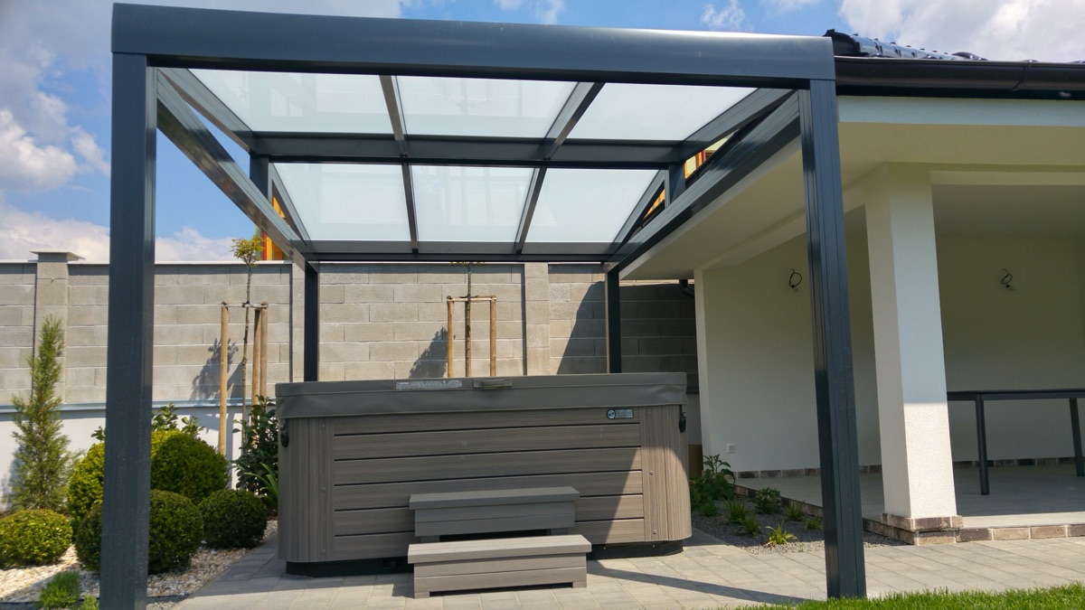 Zastřešení vířivky ROBUST - realizace 8